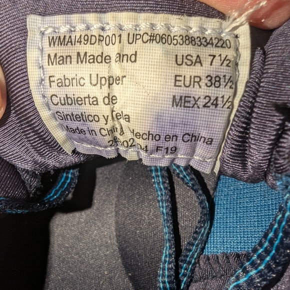 Avia Blue and White Athletic Shoes - Picture 6 of 11